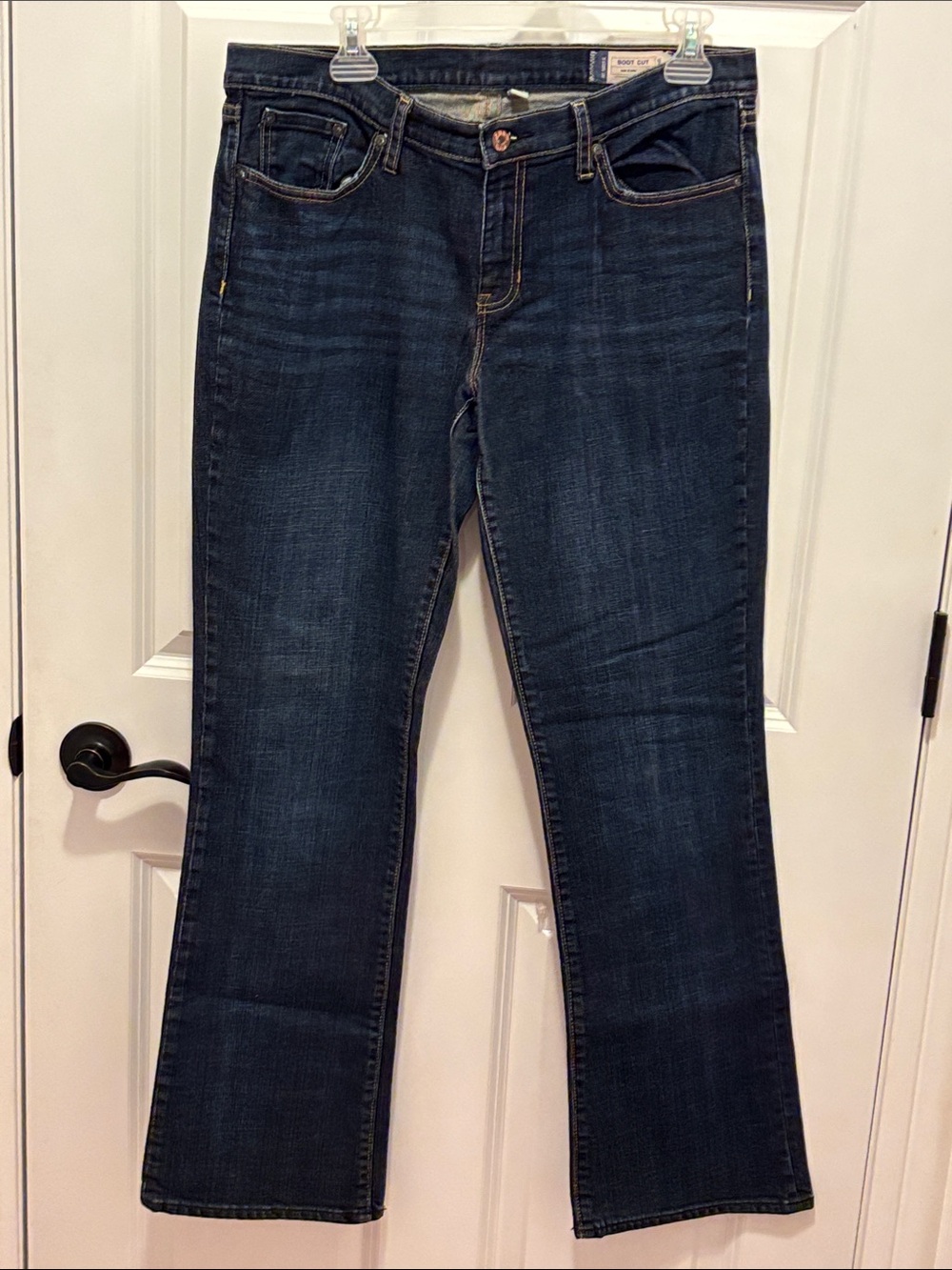 GAP Dark Blue Flare Jeans nwot 12 long